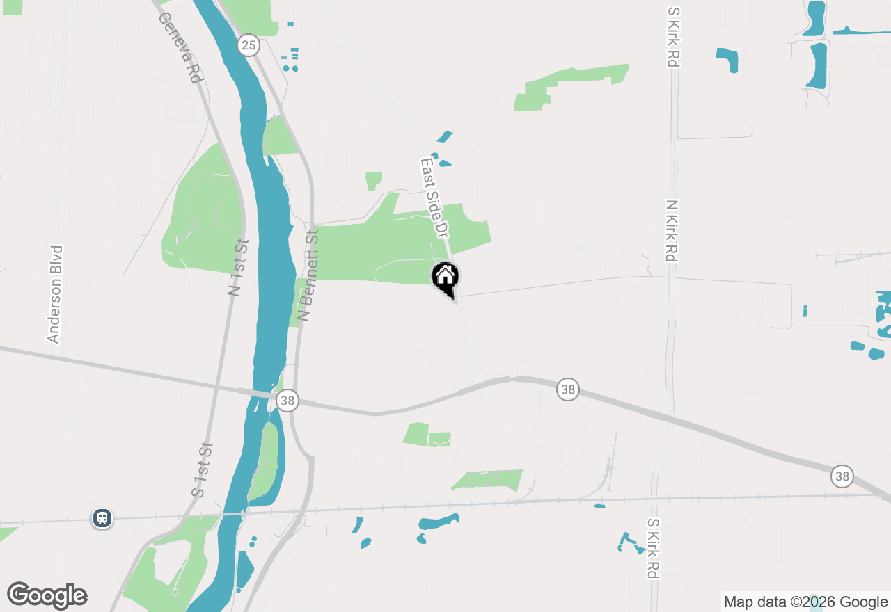Map of 715 Oakwood Drive, Geneva, IL 60134