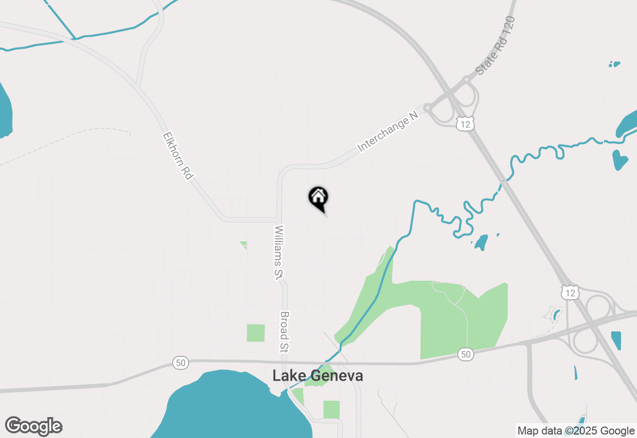 Map of 922 Sage St, Lake Geneva, WI 53147