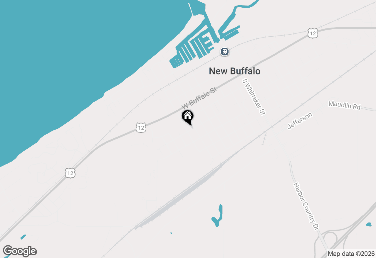 Map of 820 W Indiana Street, New Buffalo, MI 49117