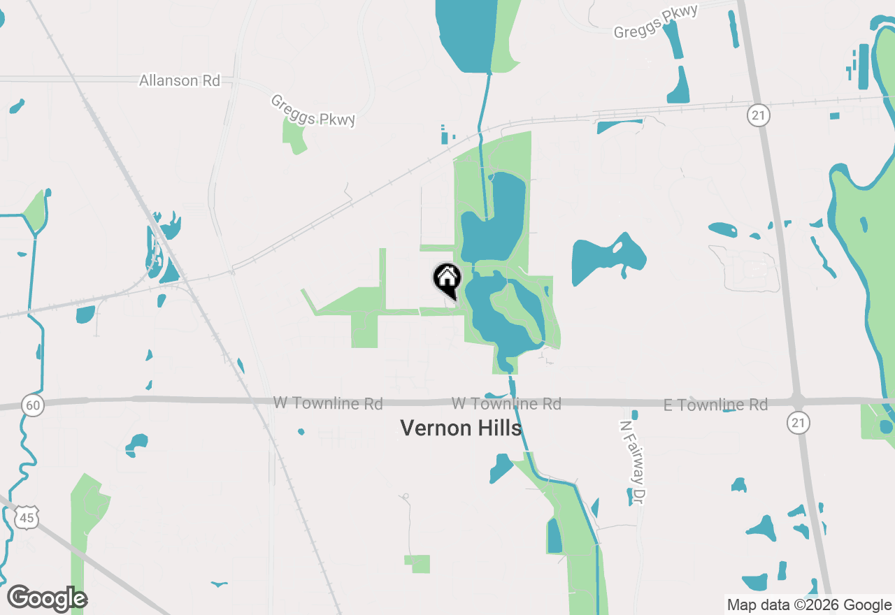 Map of 80 Commonwealth Court #4, Vernon Hills, IL 60061