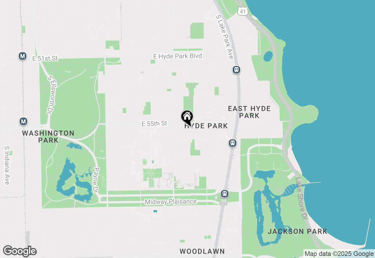 Map of 5521 S Kimbark Avenue, Chicago, IL 60637