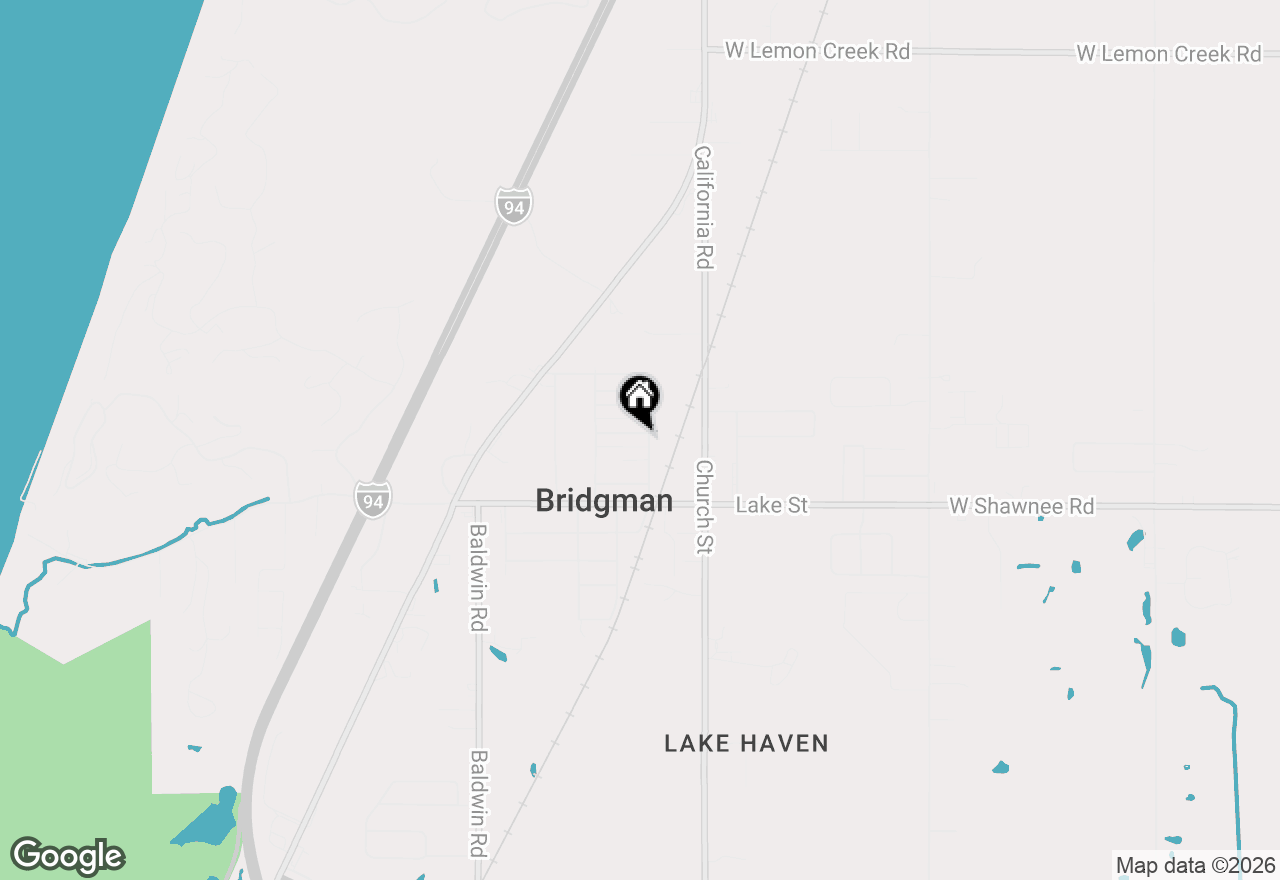 Map of 4212 Orchard Street, Bridgman, MI 49106