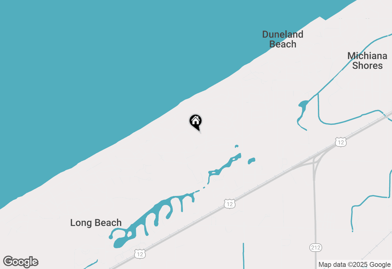 Map of 2804 Lyndale Way, Long Beach, IN 46360