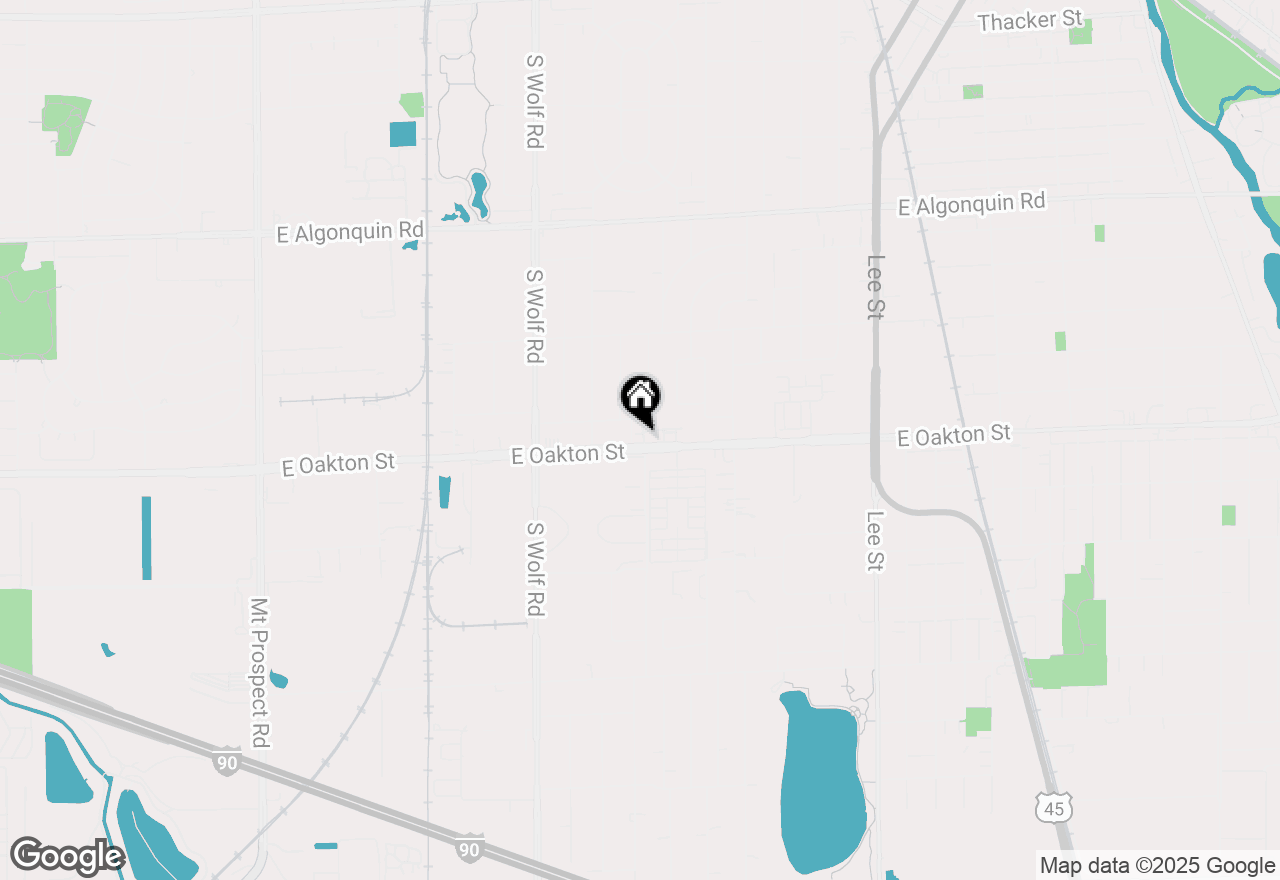 Map of 807 Fairmont Court, Des Plaines, IL 60018