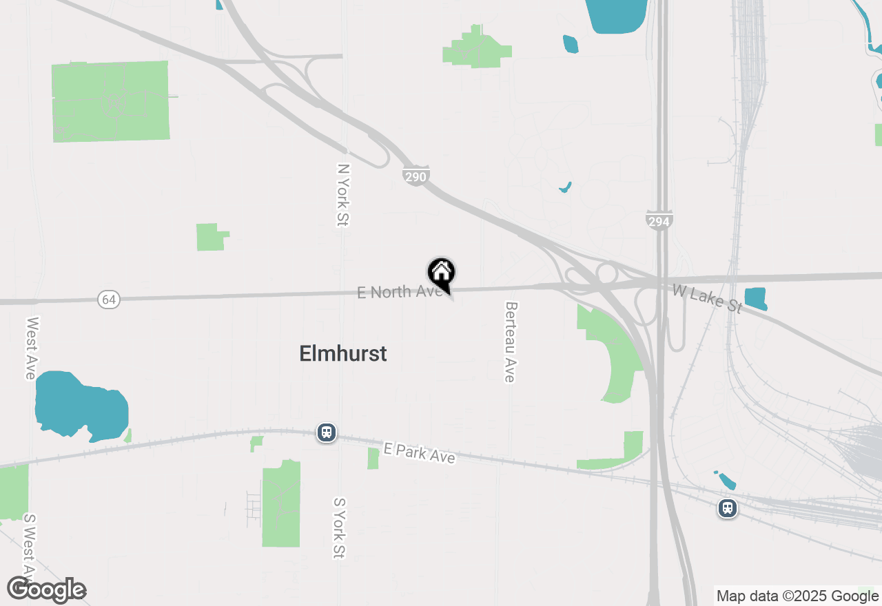 Map of 293 N Willow Road, Elmhurst, IL 60126