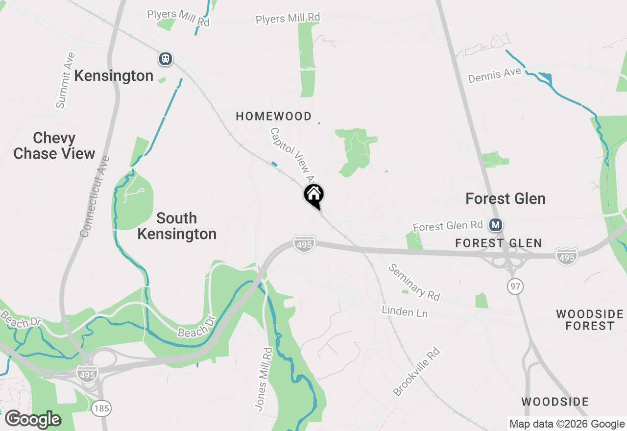 Map of 2507 Campbell Place, Kensington, MD 20895