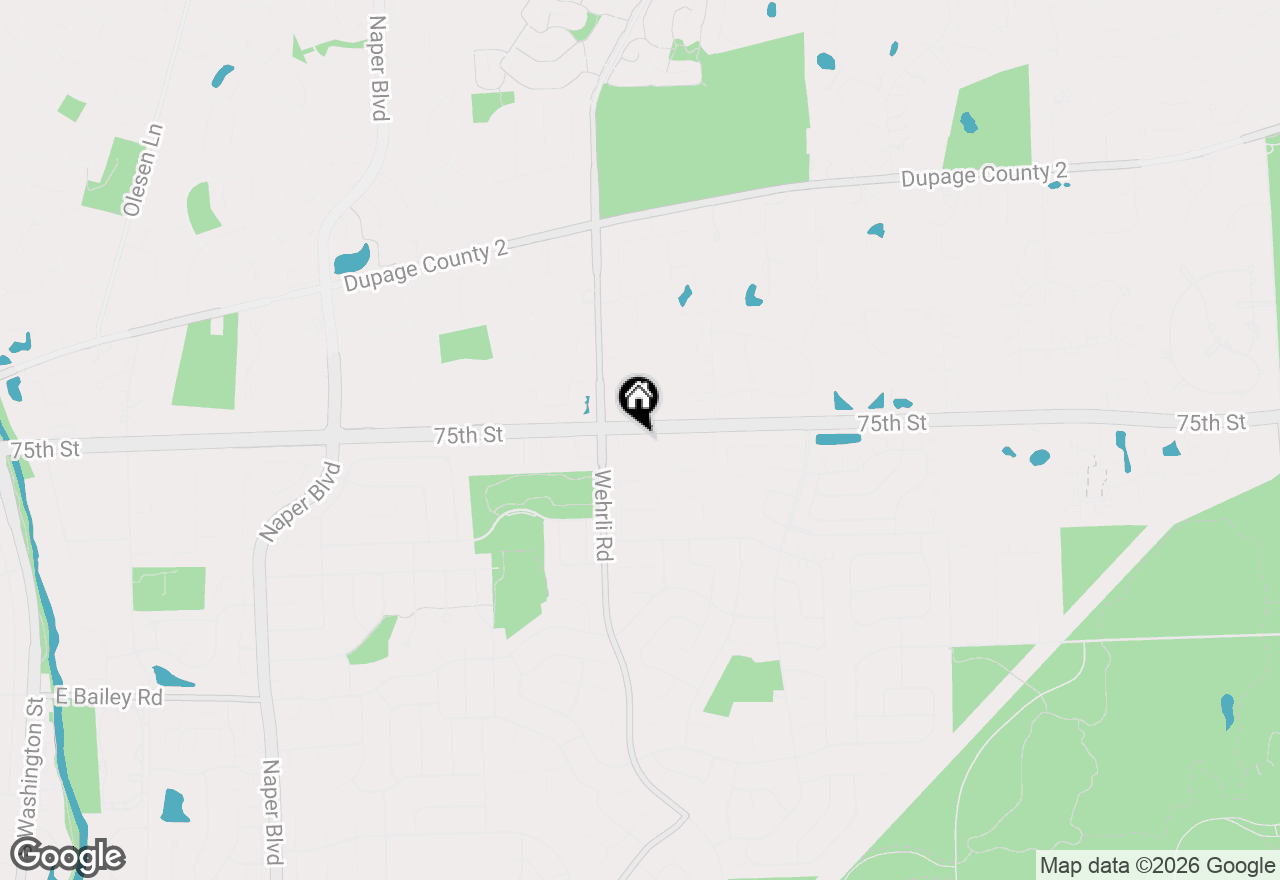 Map of 1636 Castle Lawn Court, Naperville, IL 60565