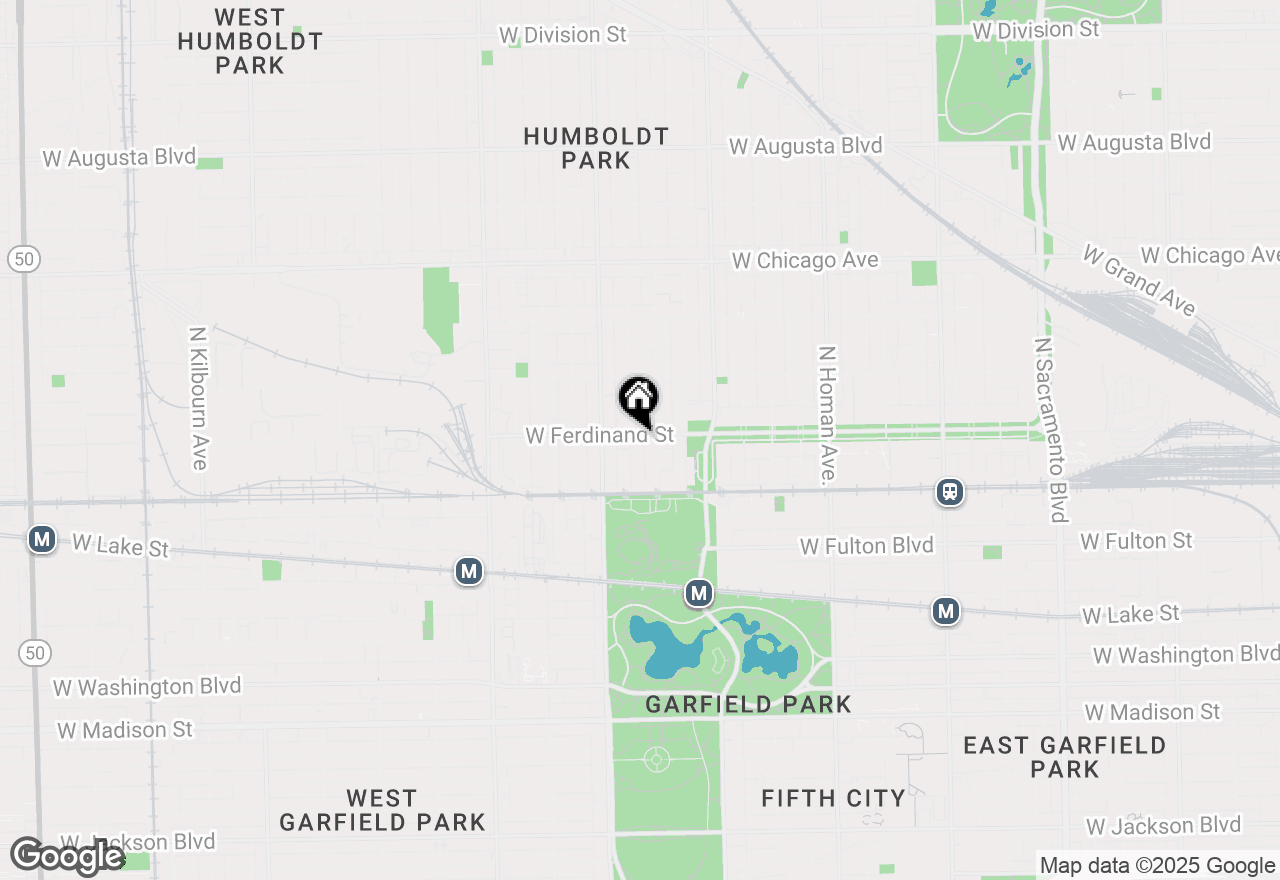 Map of 3719 W Ferdinand Street, Chicago, IL 60624