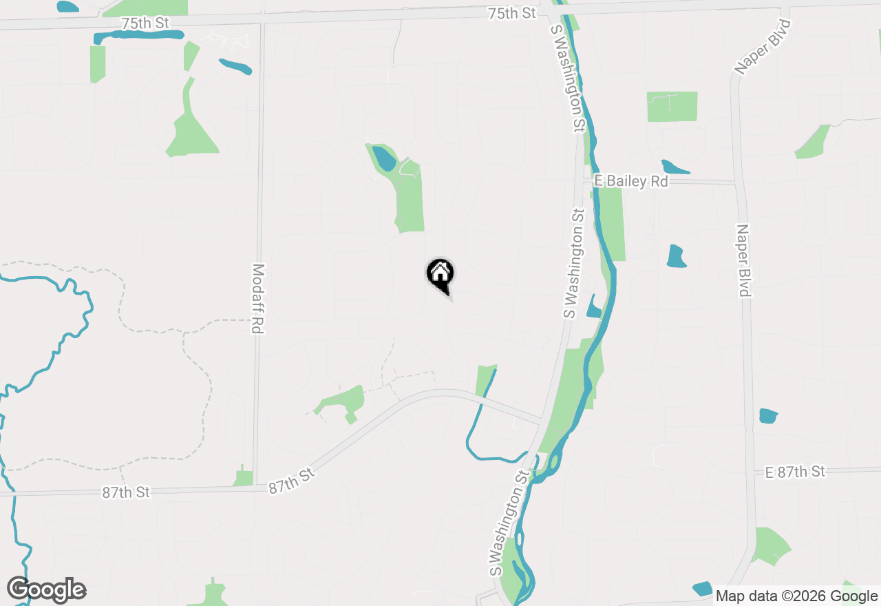Map of 1813 Clyde Drive, Naperville, IL 60565