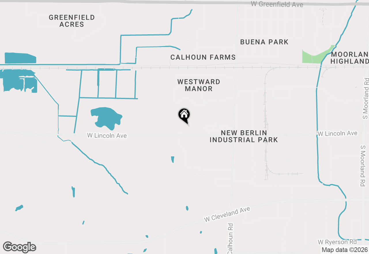 Map of 17835 W Radam Dr, New Berlin, WI 53146