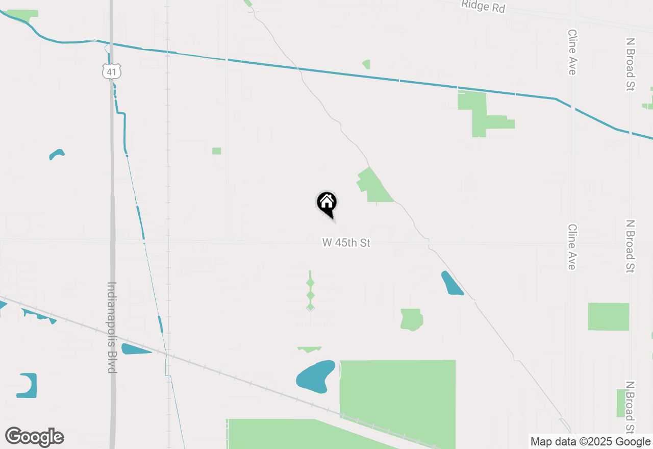 Map of 3122 44th Street, Highland, IN 46322