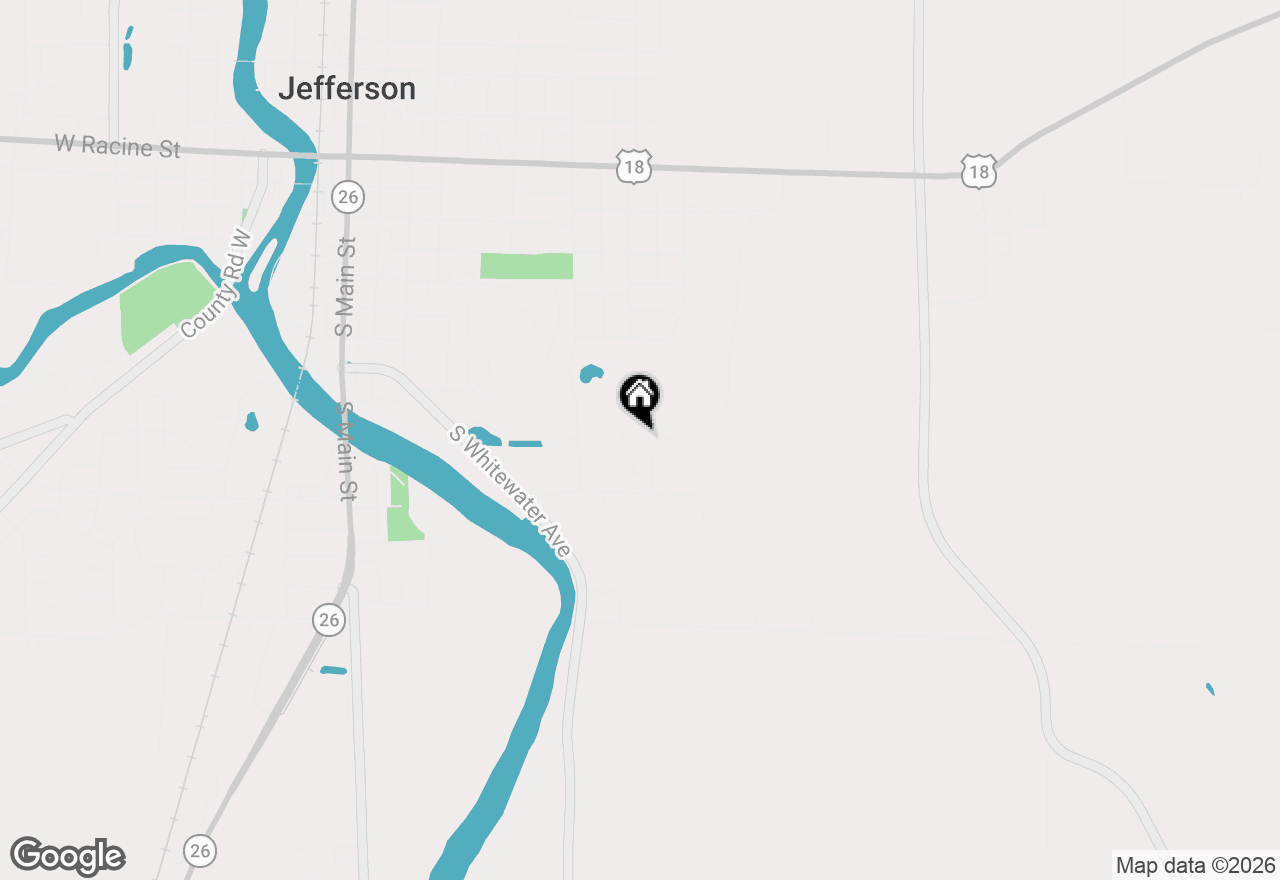 Map of 622 Champions Ct, Jefferson, WI 53549