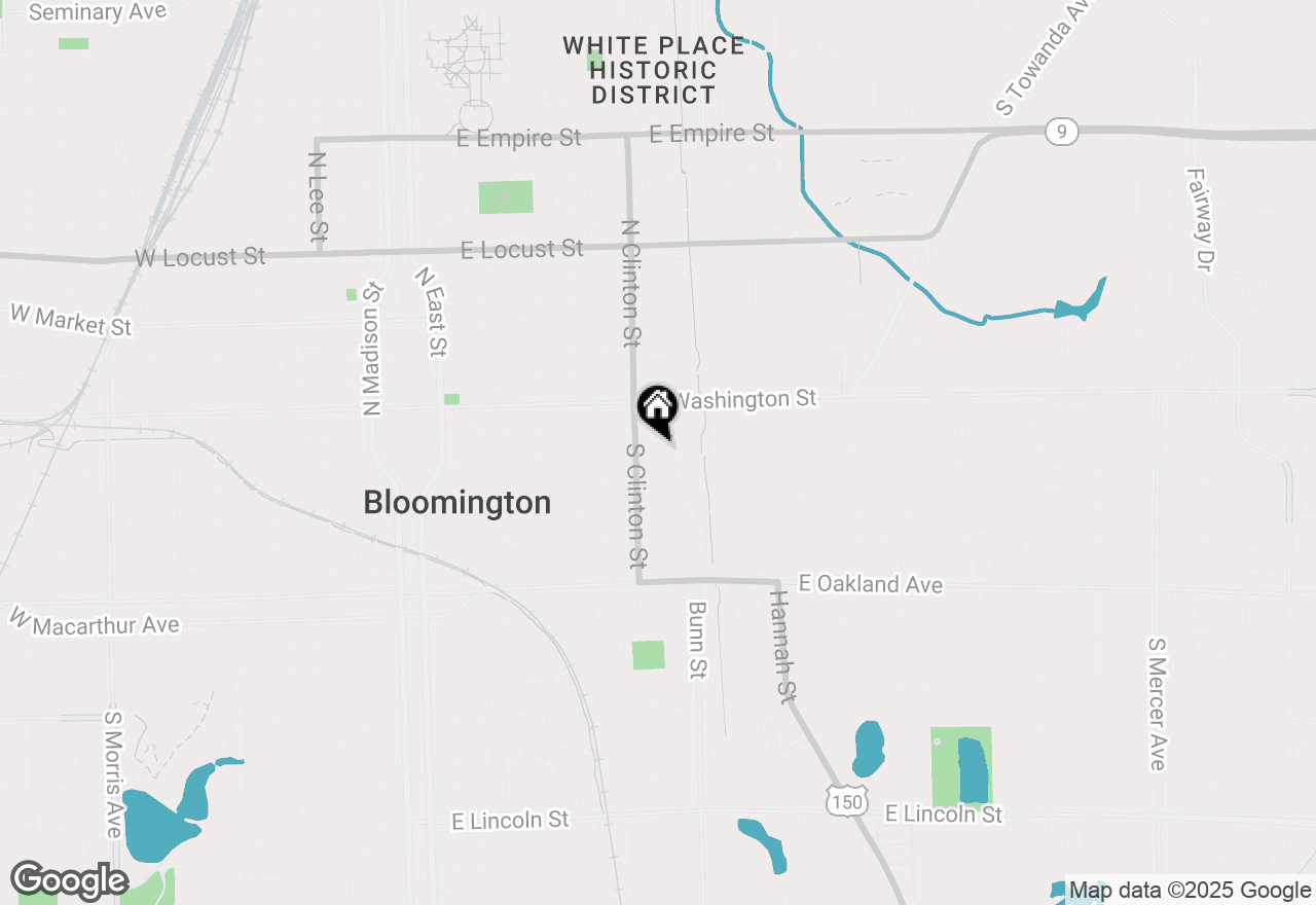 Map of 812 E Grove Street, Bloomington, IL 61701