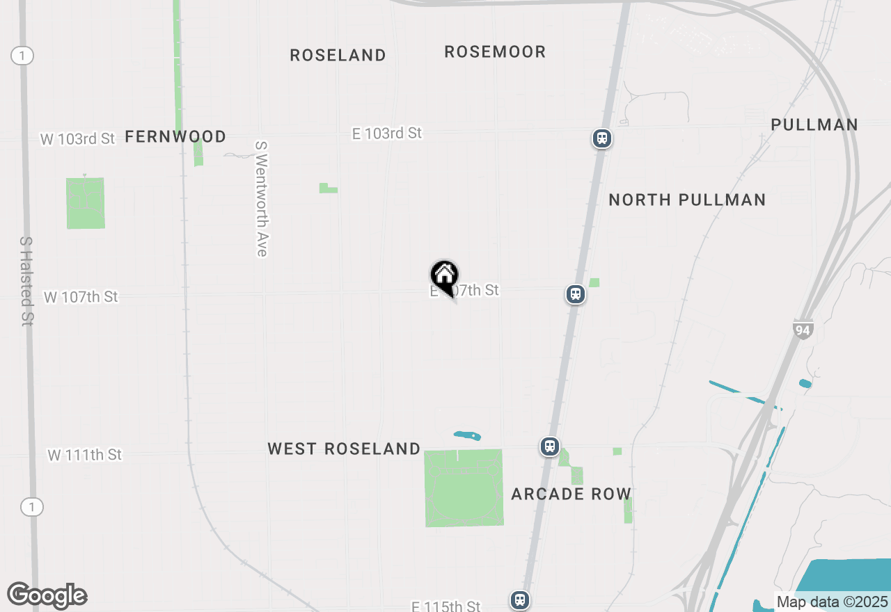 Map of 10721 S Prairie Avenue, Chicago, IL 60628