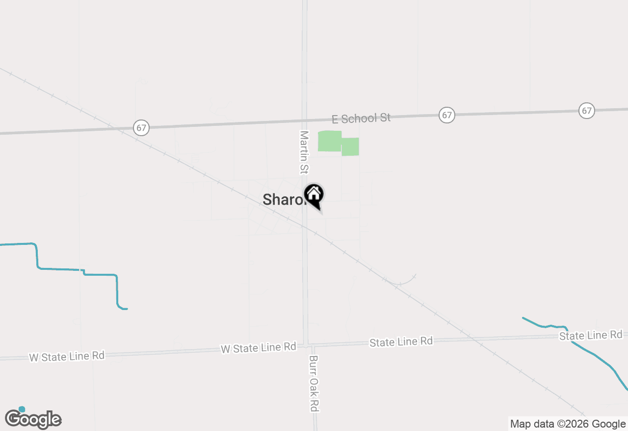 Map of 105 Grace Street, Sharon, WI 53585