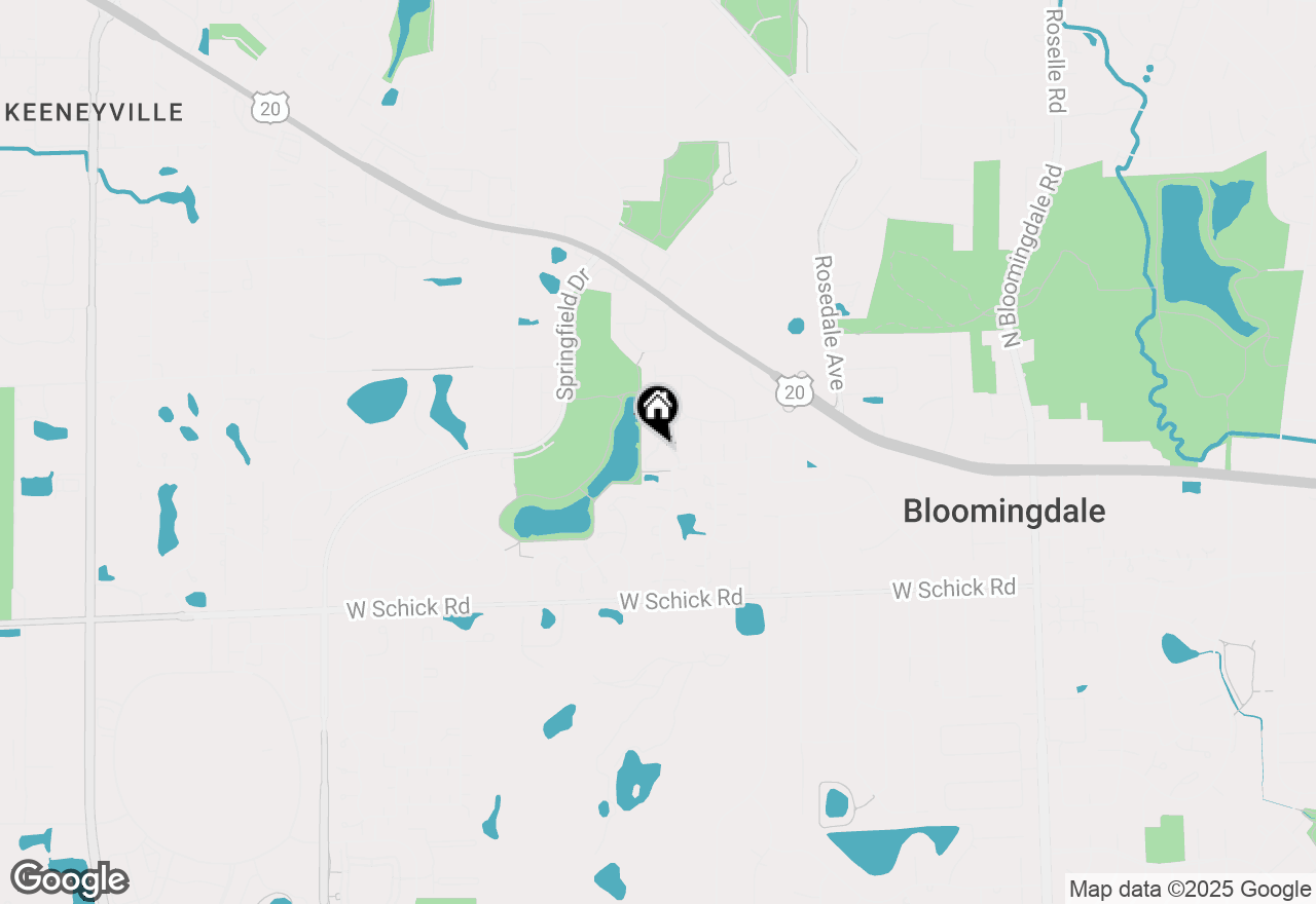 Map of 1 Bloomingdale Place #306, Bloomingdale, IL 60108