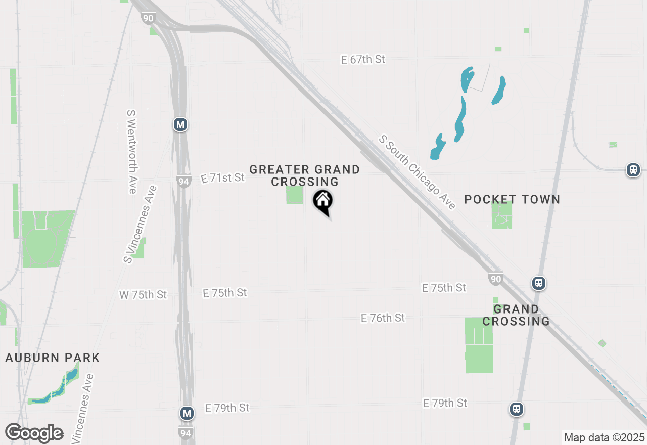 Map of 7239 S Vernon Avenue, Chicago, IL 60619