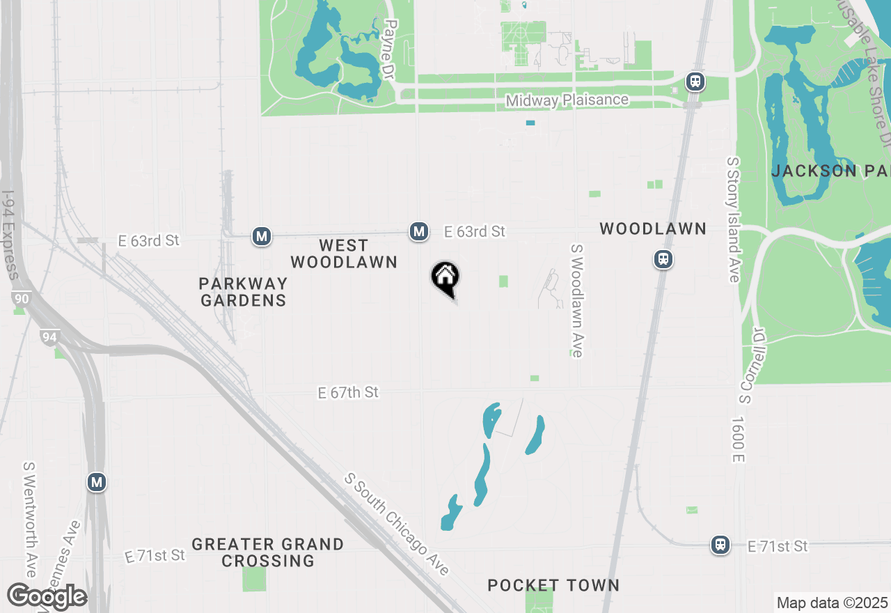 Map of 840 E 65th Street, Chicago, IL 60637