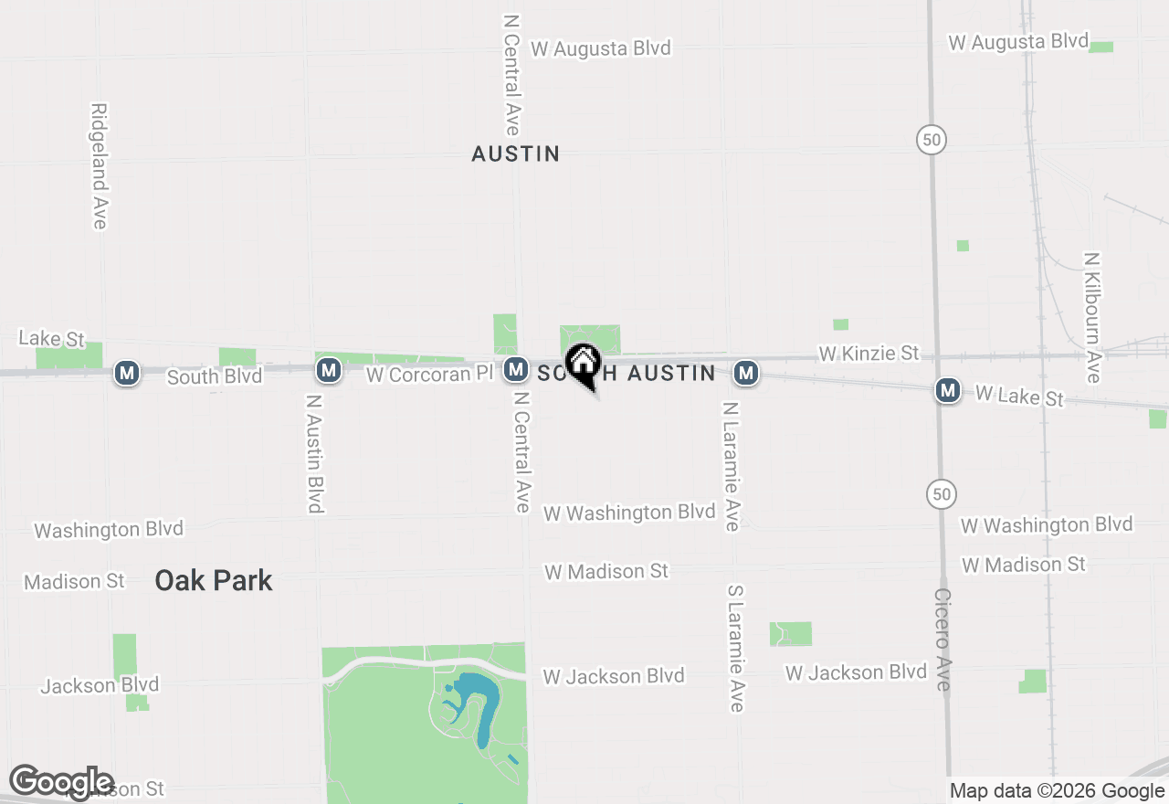 Map of 312 N Lotus Avenue, Chicago, IL 60644
