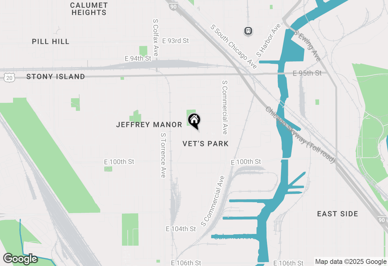 Map of 9822 S Muskegon Avenue, Chicago, IL 60617