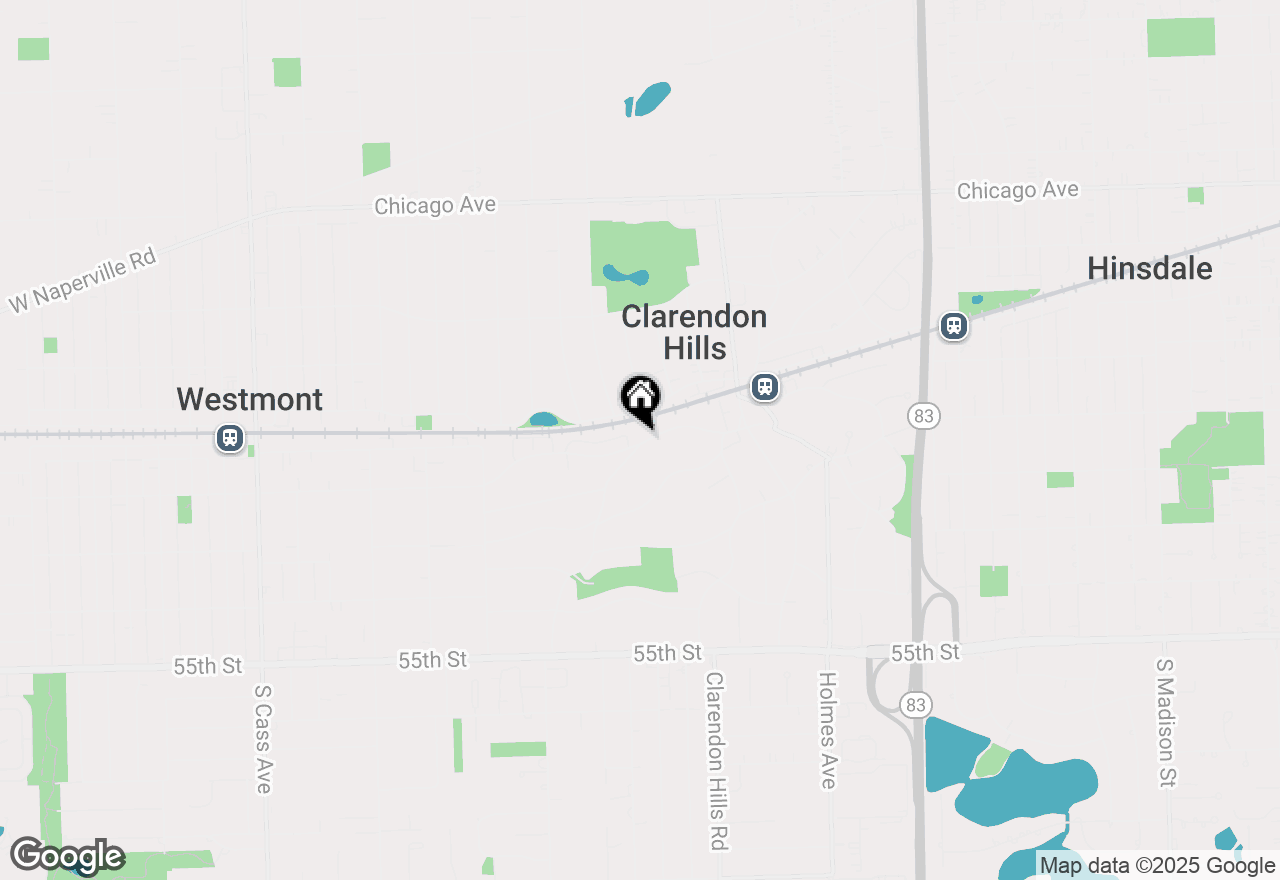 Map of 400 Mcdaniels Circle #301, Clarendon Hills, IL 60514