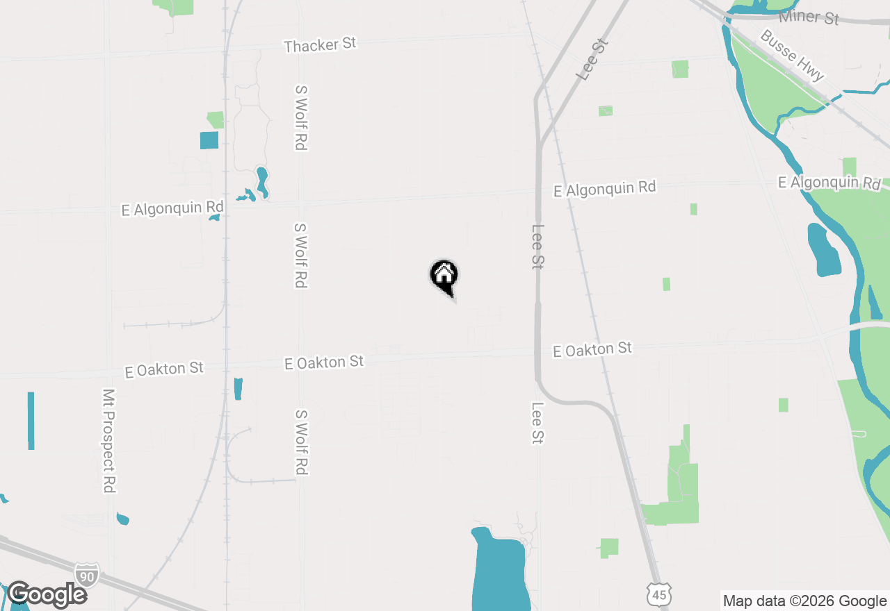 Map of 1469 Webster Lane, Des Plaines, IL 60018