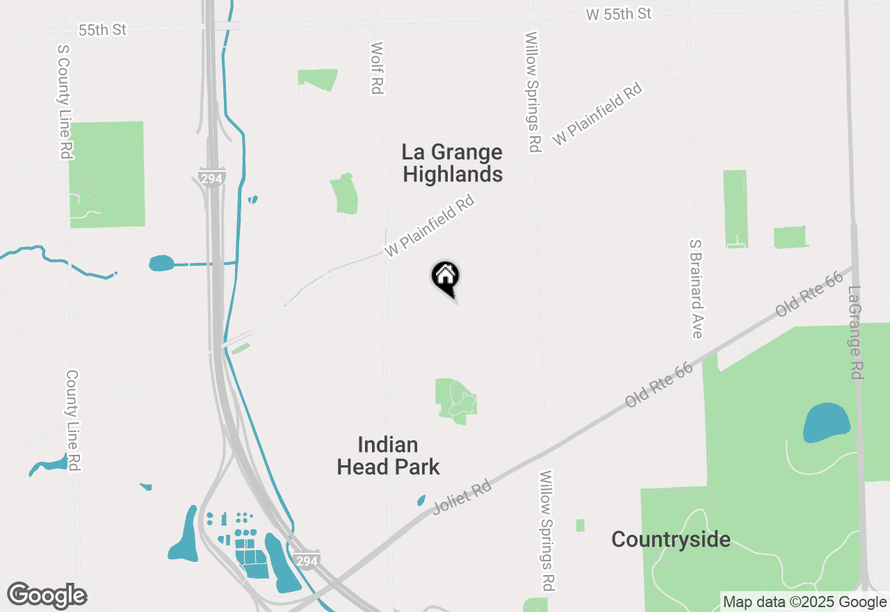 Map of 6262 Edgebrook Lane E, Indian Head Park, IL 60525