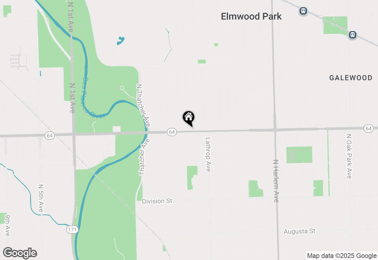 Map of 7700 W North Avenue #5A, Elmwood Park, IL 60707