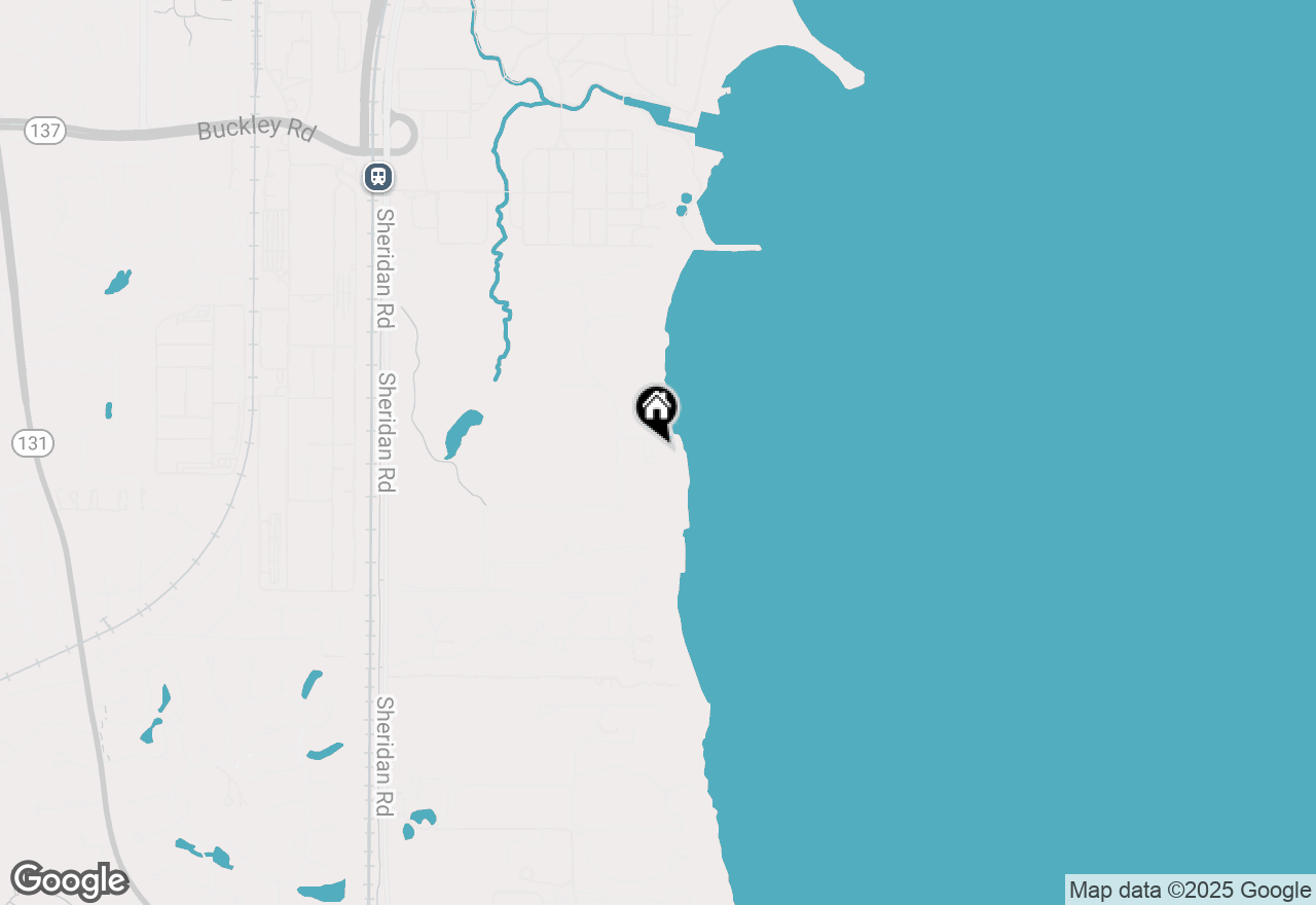 Map of 1717 Shore Acres Drive, Lake Bluff, IL 60044