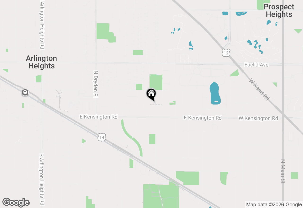 Map of 15 N Gibbons Avenue, Arlington Heights, IL 60004
