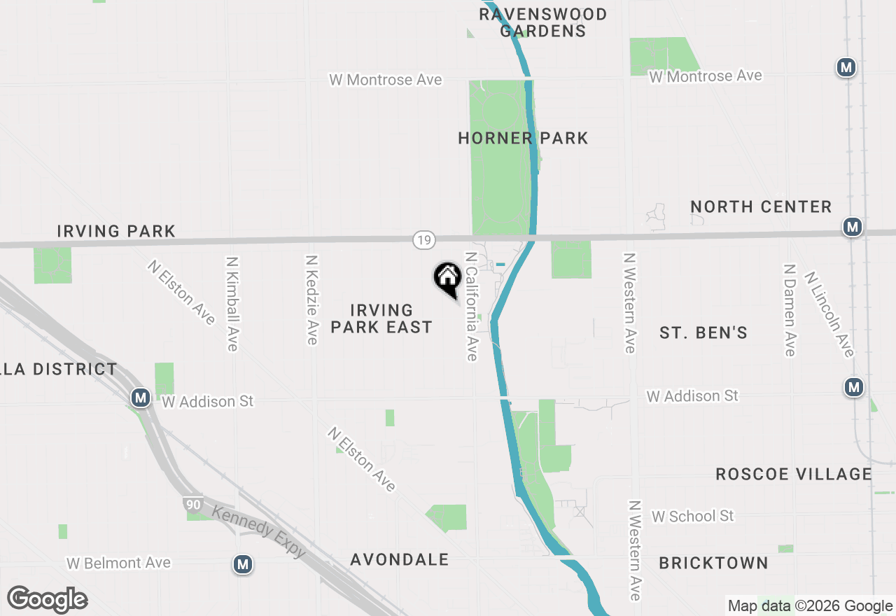 Map of 3814 N Mozart Street, Chicago, IL 60618