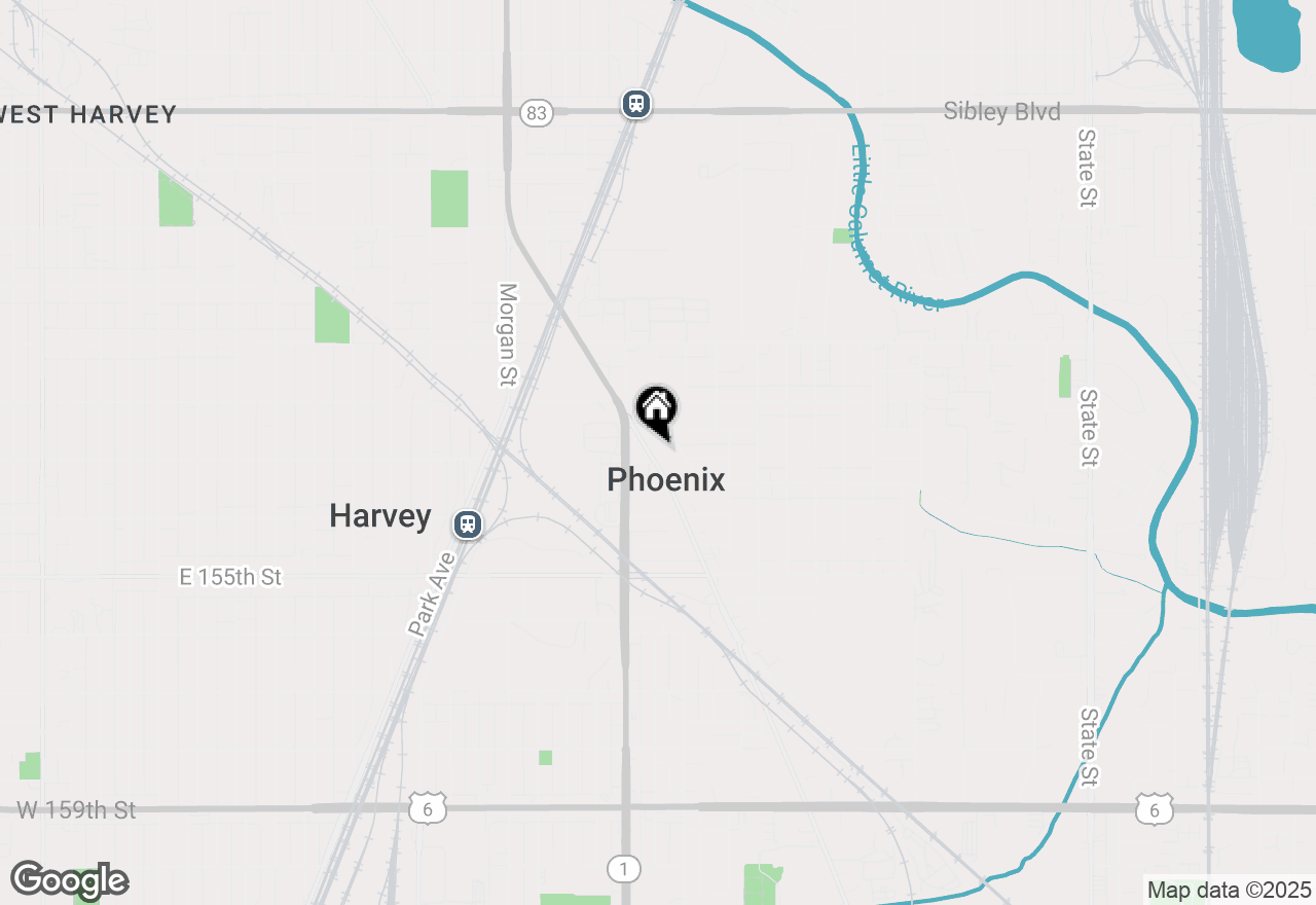 Map of 15239 Vincennes Road, Phoenix, IL 60426