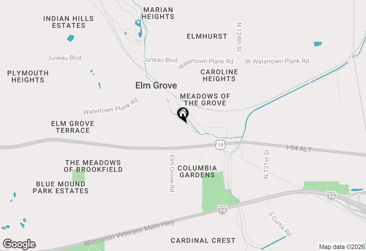 Map of 13060 W Bluemound Rd #201, Elm Grove, WI 53122
