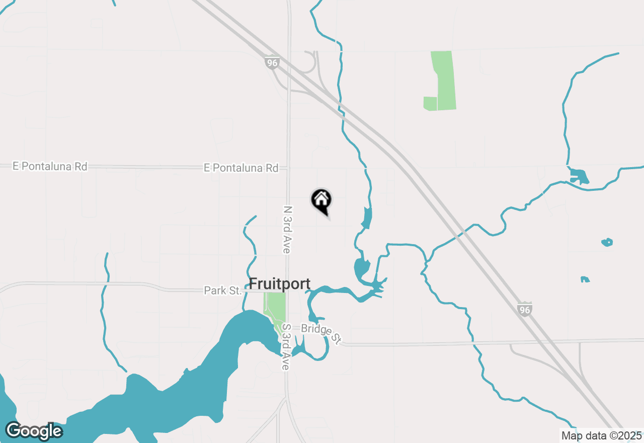 Map of 116 E Beech Street, Fruitport, MI 49415