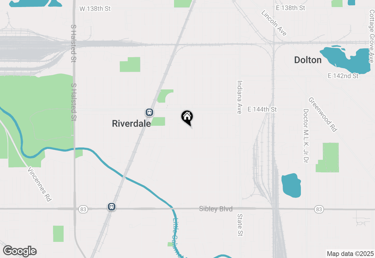 Map of 14500 S Clark Street, Riverdale, IL 60827