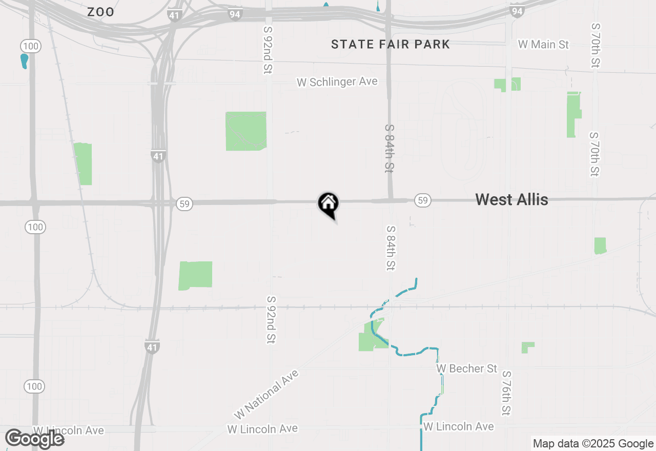 Map of 1455 S 88th St, West Allis, WI 53214