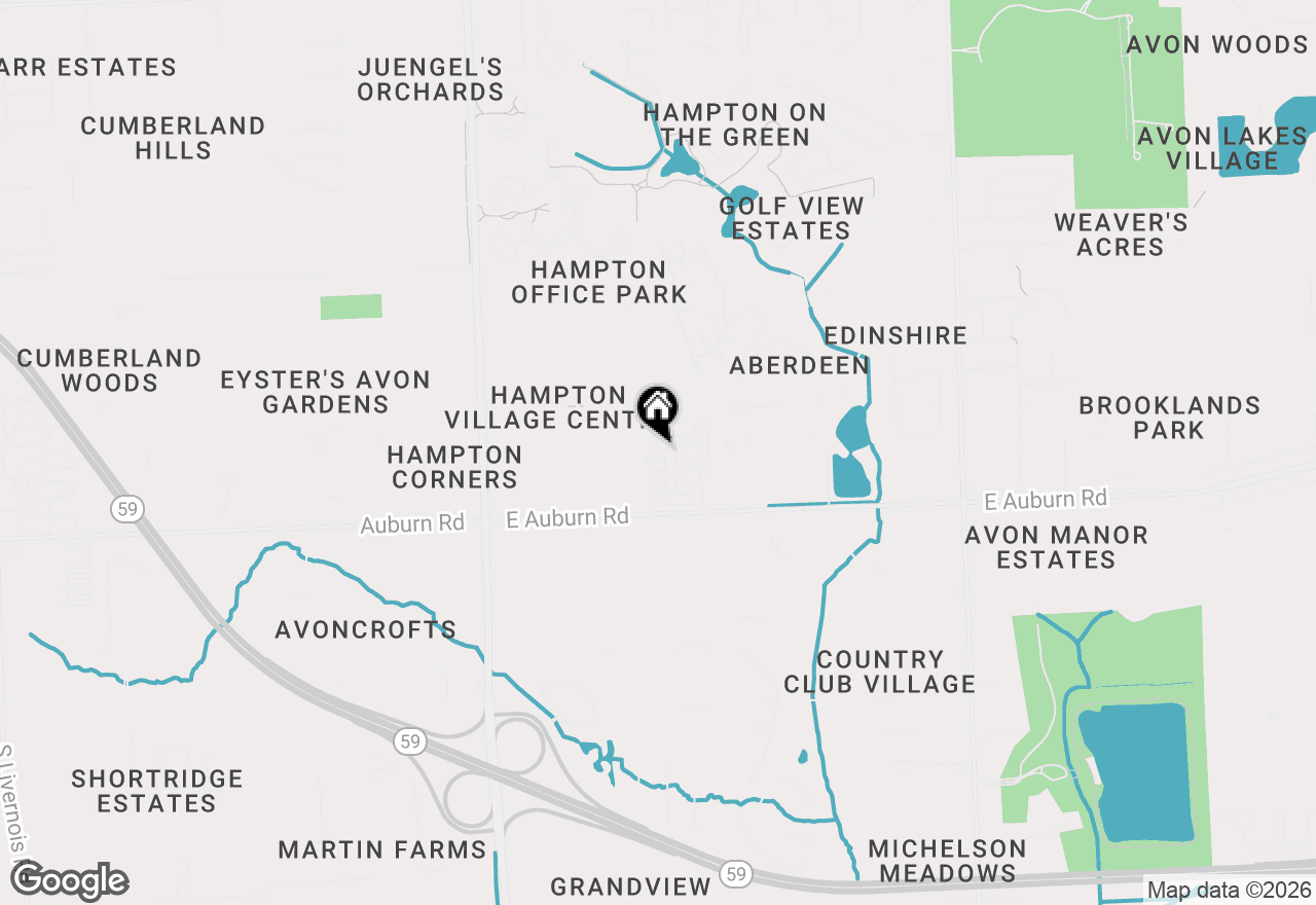 Map of 329 Glenhurst Boulevard, Rochester Hills, MI 48307