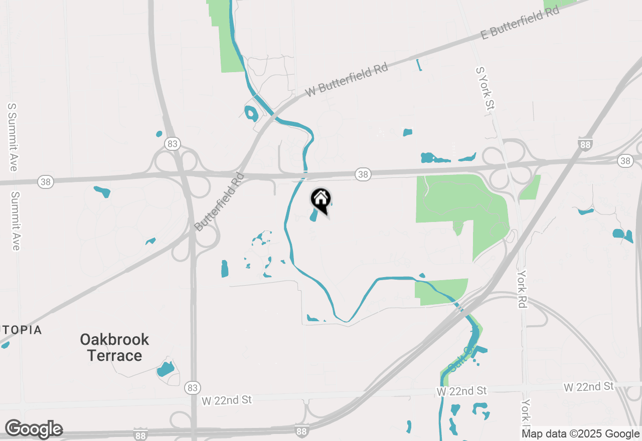 Map of 328 Walnut Lane, Oak Brook, IL 60523