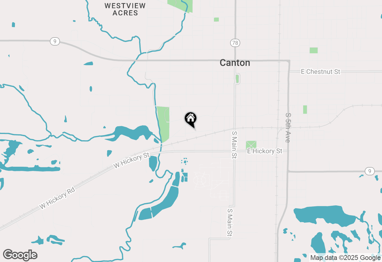 Map of 285 Fulton Place, Canton, IL 61520