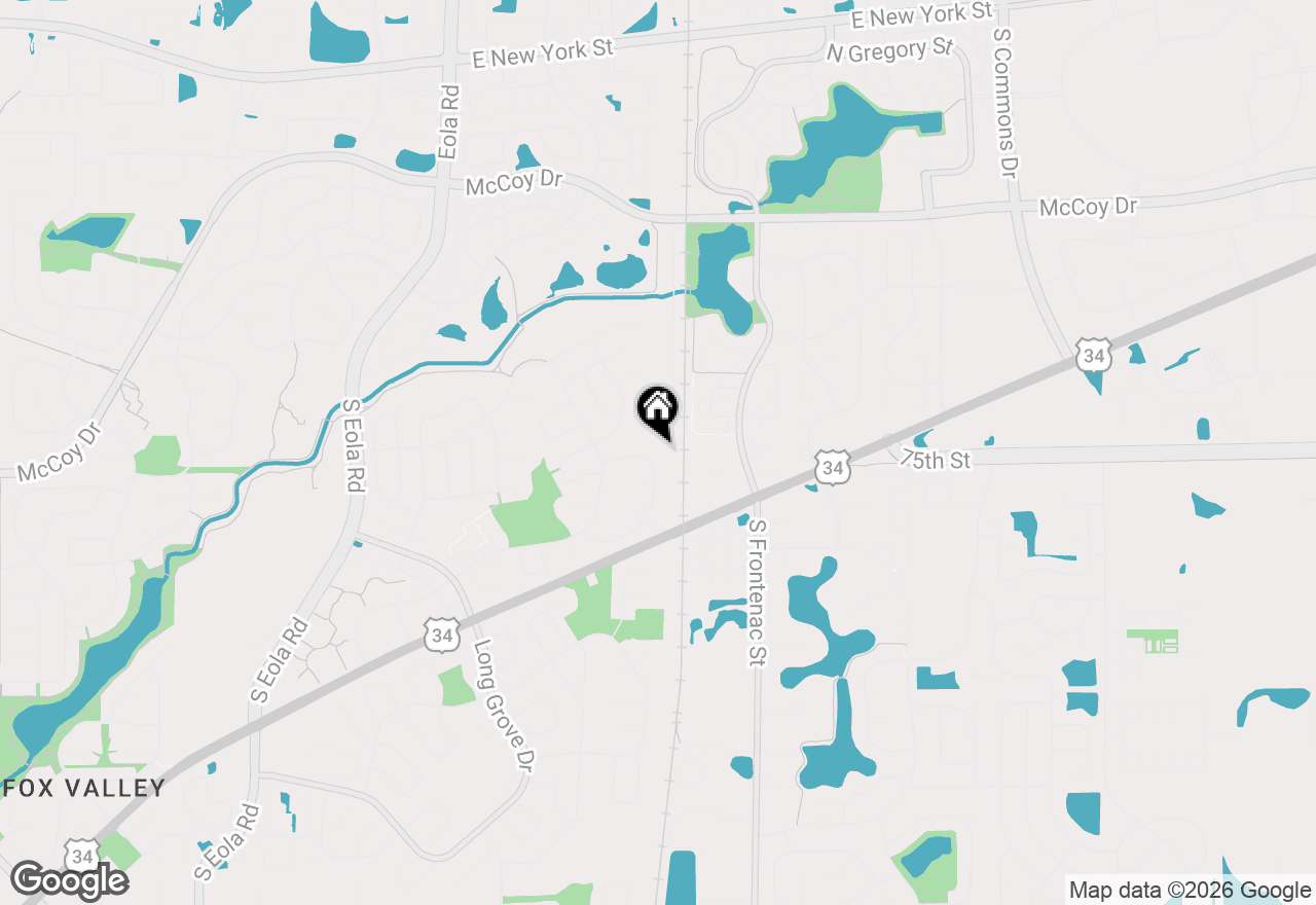 Map of 3261 Bremerton Lane, Aurora, IL 60504