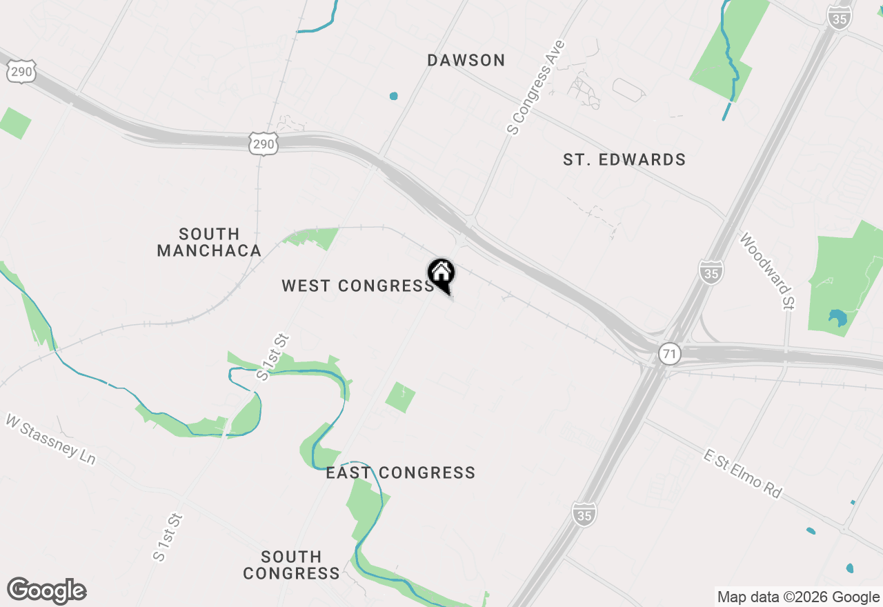Map of 4315 S Congress Ave #202, Austin, TX 78745