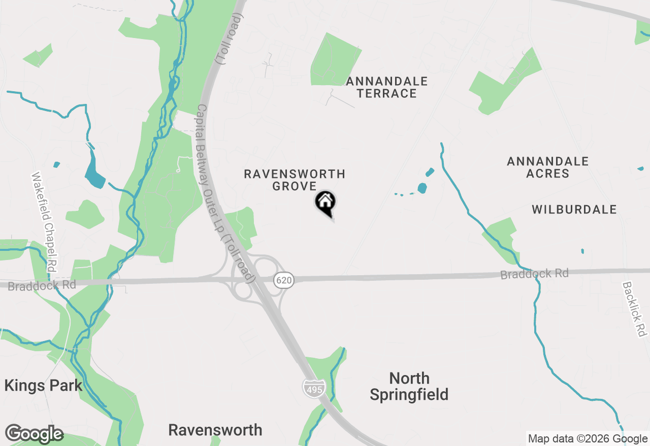 Map of 5008 Terrell Street, Annandale, VA 22003