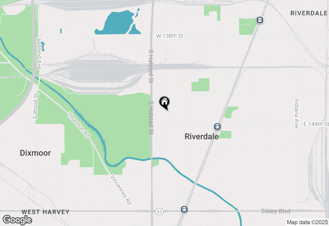 Map of 14306 S Union Avenue, Riverdale, IL 60827