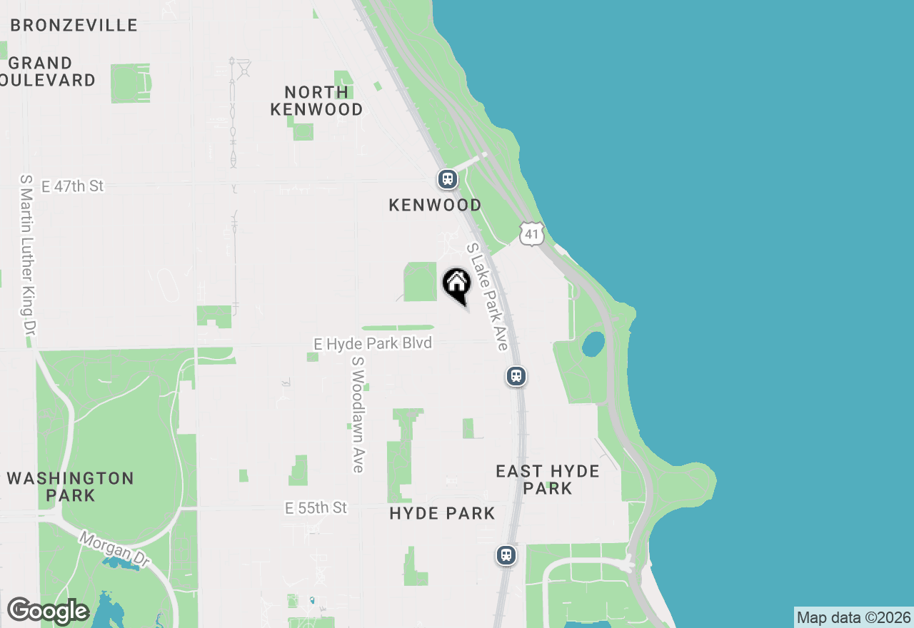 Map of 5014 S Blackstone Avenue #GN, Chicago, IL 60615