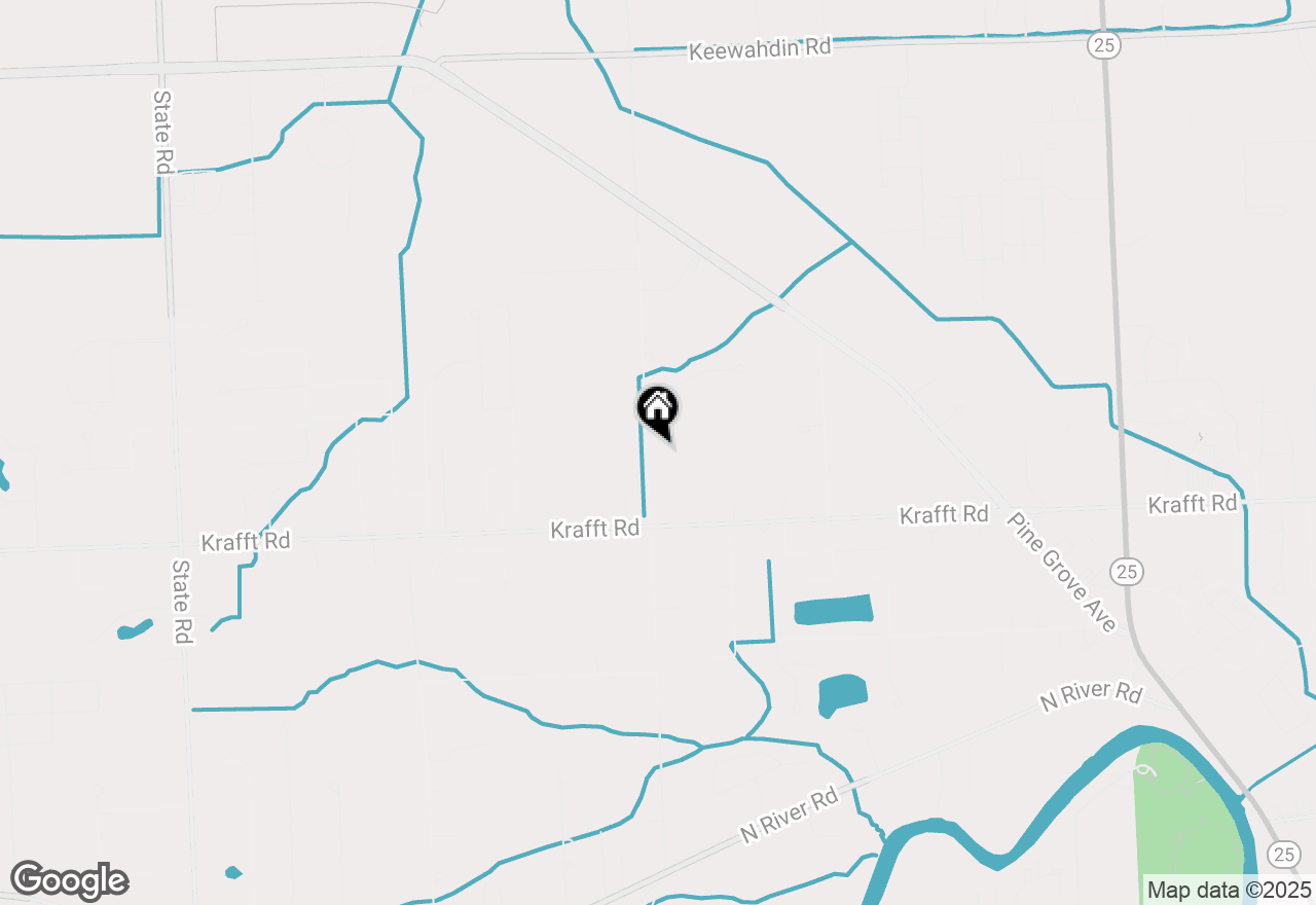 Map of 4080 Parker Road, Fort Gratiot Twp, MI 48059