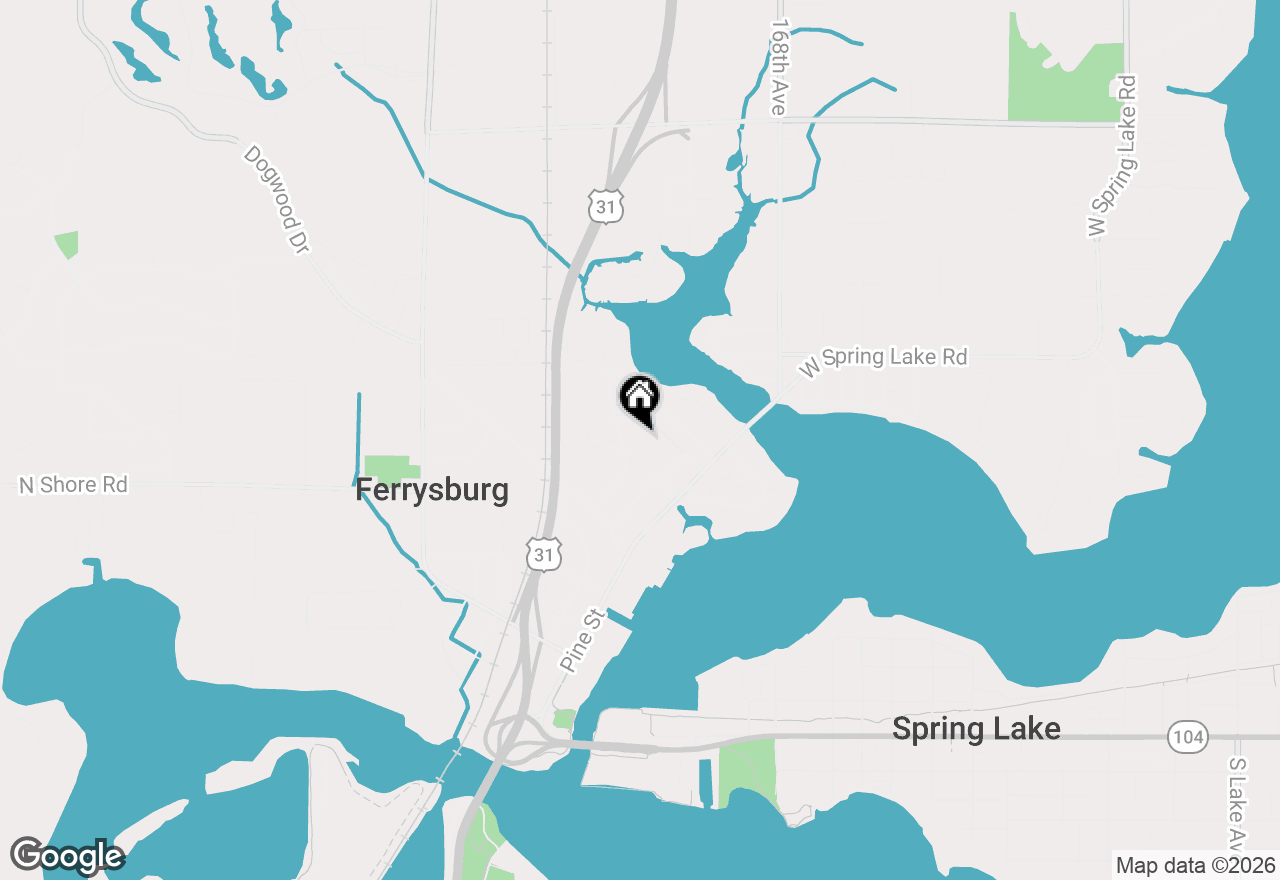 Map of 17539 Beechwood Lane, Spring Lake, MI 49456