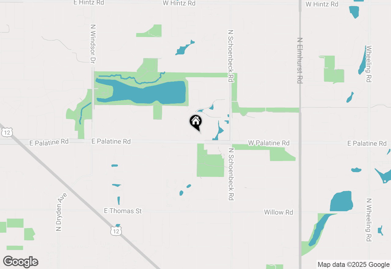 Map of 1935 N Charter Point Drive, Arlington Heights, IL 60004