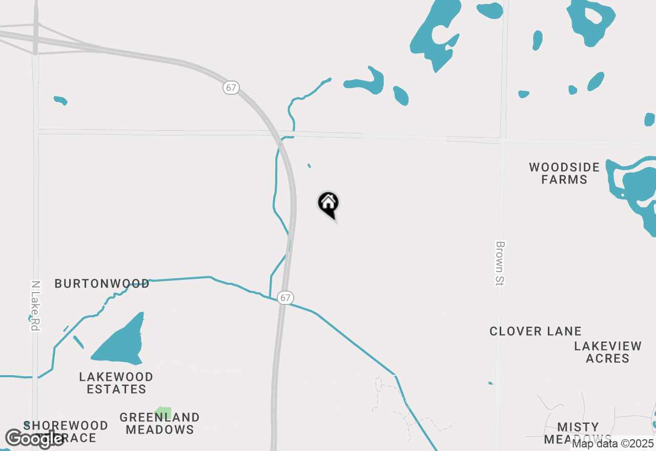 Map of 1328 Periwinkle Pass, Oconomowoc, WI 53066