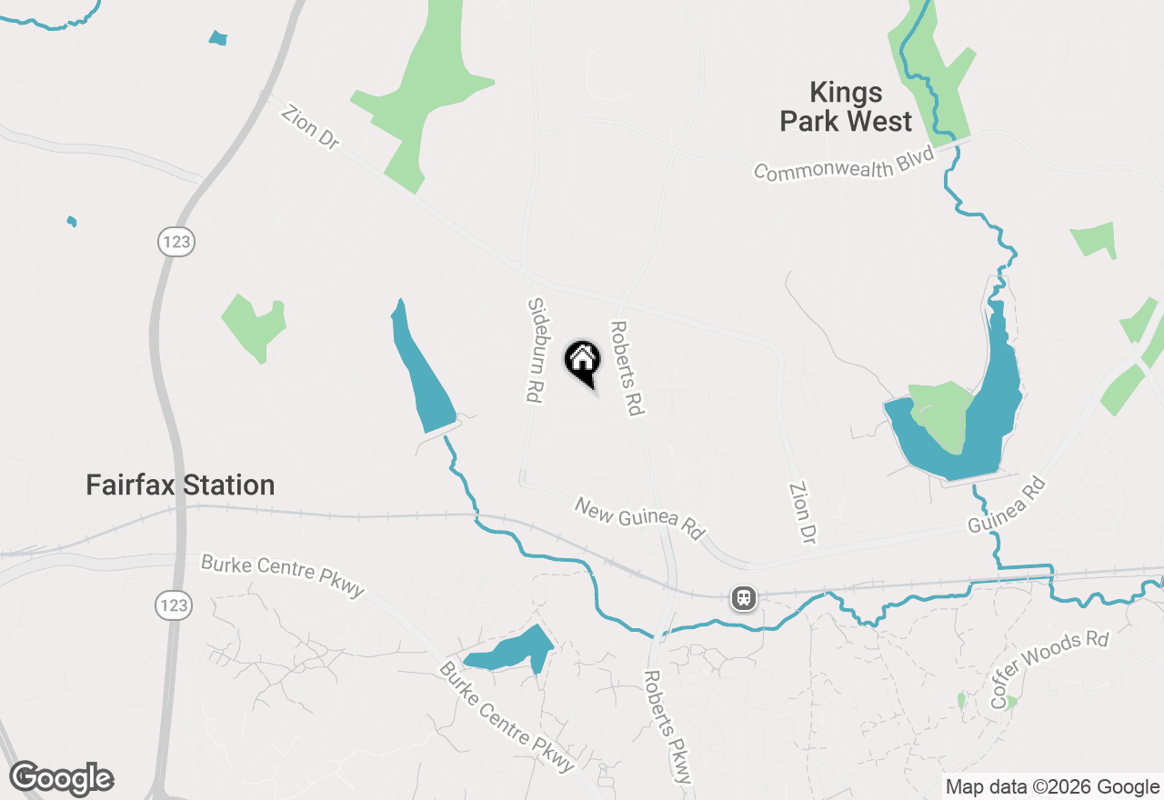 Map of 10410 Nellie White Lane, Fairfax, VA 22032