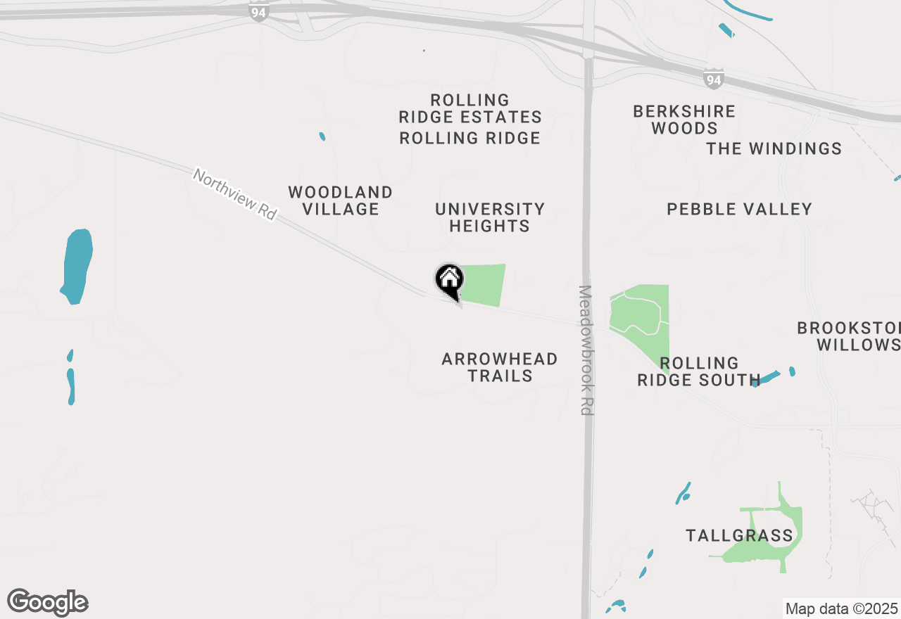 Map of W274N486 Hilltop Dr, Waukesha, WI 53188